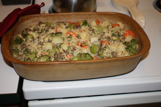 Hamburger Veggie Casserole