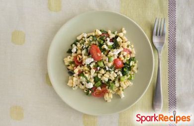 Wheat Berry Salad with Corn & Tomatoes