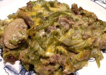 Green Bean and Hamburger Casserole (Low-Carb)