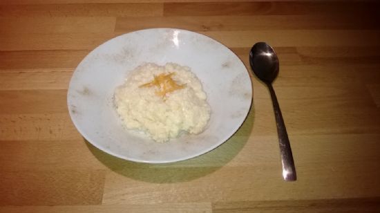 Orange- scented Rice Pudding