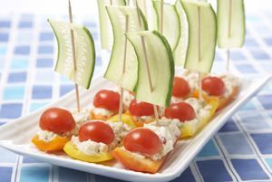 Tuna Boat Appetizers