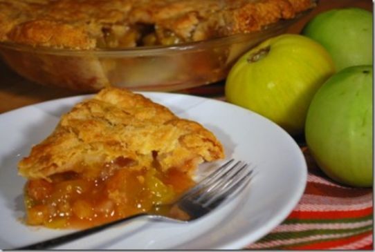 GREEN TOMATO PIE