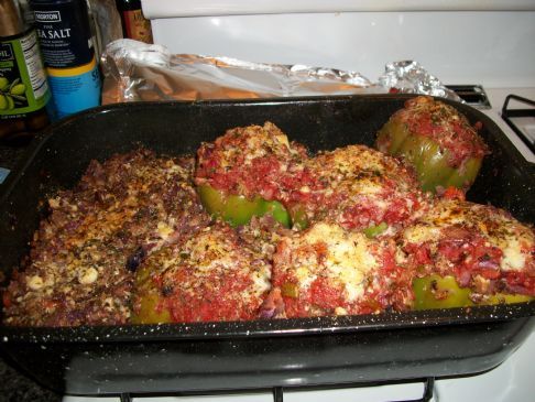 Daniel Walker's Italian Stuffed Bell Peppers