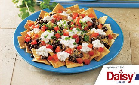 Black Bean Nachos from Daisy Brand