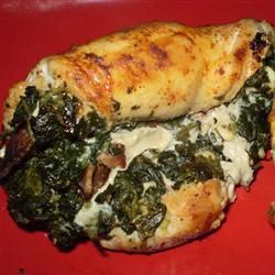 Chicken Breast Stuffed With Spinach Blue Cheese And Bacon Recipe