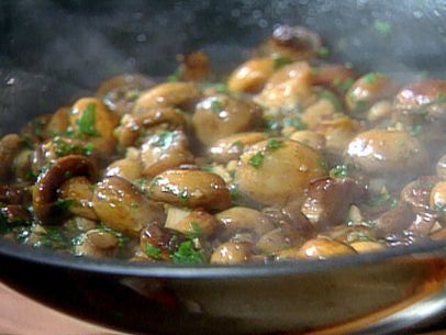 Sauteed Button Mushrooms