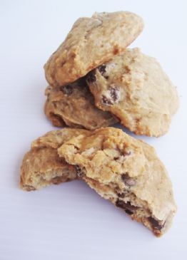 Banana Chocolate Chip Cookies