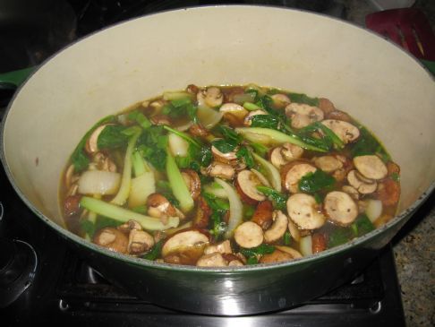 Mushroom & Bok Choy Soup