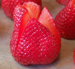 Fat Free Cheesecake stuffed strawberries