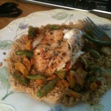 Tilapia Stir Fry