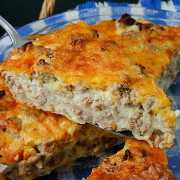 Impossible Cheeseburger Pie