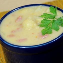 Ham and Cauliflower Soup