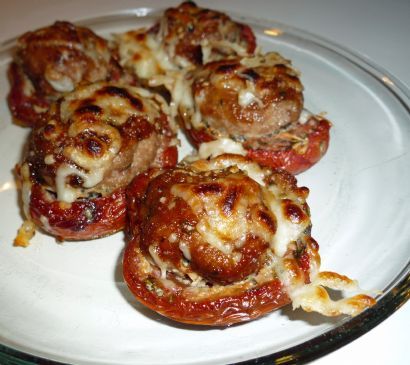 Cyndi's Turkey Stuffed Tomatoes