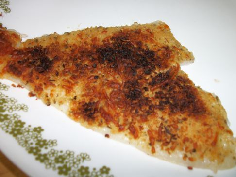 Parmesan Crusted Flounder