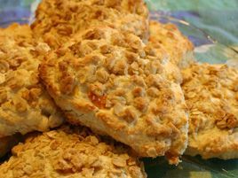 Peach Cobbler Scones