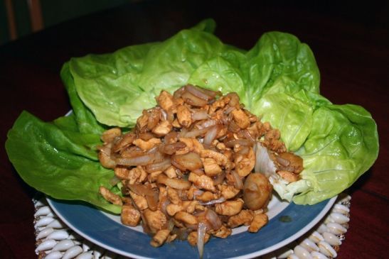 Chicken Lettuce Wraps (Dukan & Low Carb Friendly)