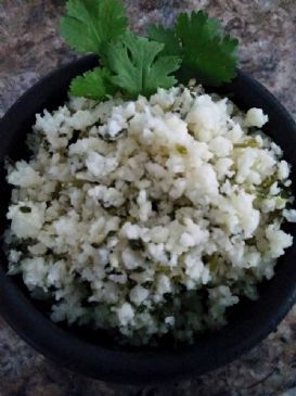 Cauliflower Rice w/lime & cilantro