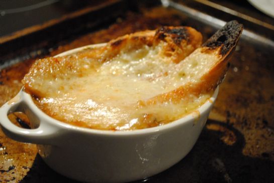 French Onion Soup with Sherry and Gruyere 