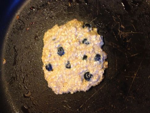 Healthy blueberry pancakes