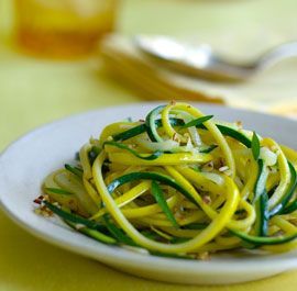 Brown Butter Summer Squash Linguine