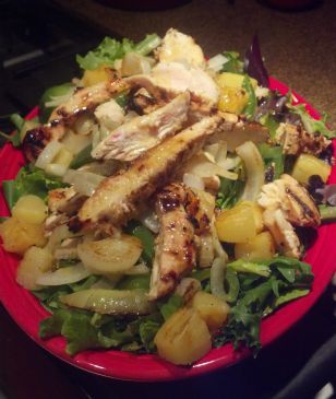 Honey Mustard Pineapple Chicken Salad