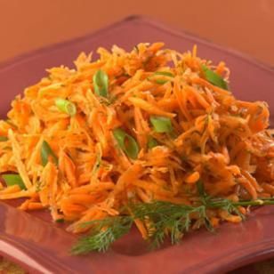 Lemony Carrot Salad with Dill