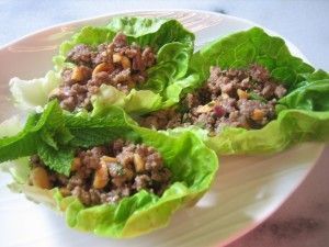 Thai Beef Lettuce Wraps 