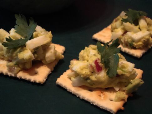 Deviled Guacamole Egg Salad