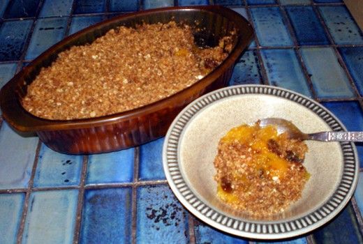 Special Apricot Crumble