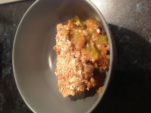 Apple crumble 