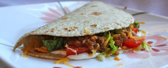 Lentil Soft Tacos