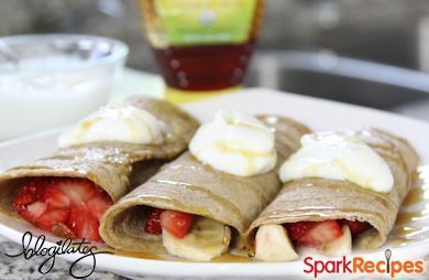 Easy Fruit Crepes