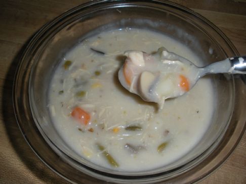 Chicken & Veggie Chowder (100g/serving)