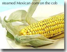 Steamed Mexican Corn on the Cob