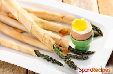 Asparagus Wrapped in Phyllo Dough