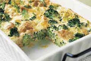 Crustless Broccoli and Onion Quiche