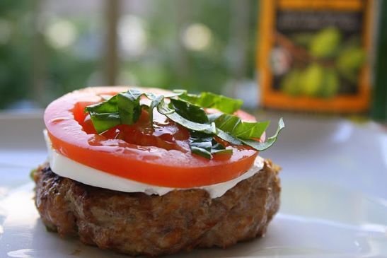 Caprese Turkey Burger