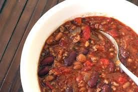 Three bean chili