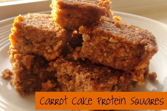 Carrot Cake Protein Bars