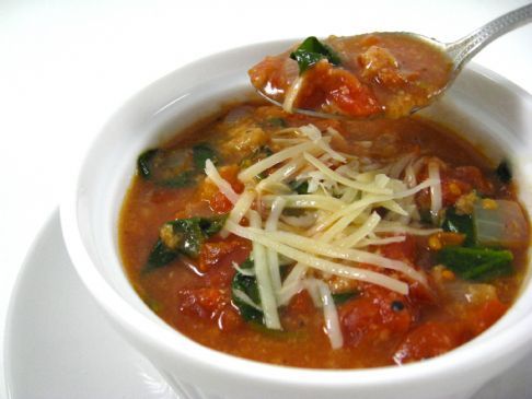 Creamy Tomato Soup Florentine