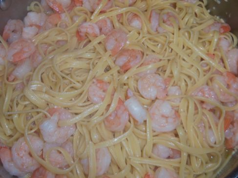 Sauteed Shrimp and Pasta