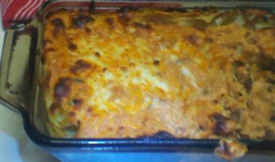 Egg noodle and Ricotta  Ground Beef Bake