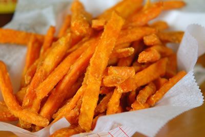 Garlic Rosemary Sweet Potato Fries