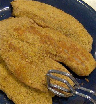 Kid's Healthier Fried Fish