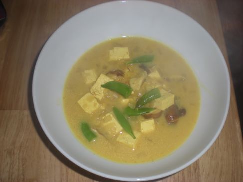 Coconut Curry Soup with Tofu