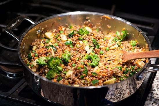 Quinoa veggie fried rice