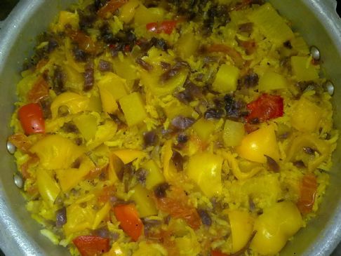 Cabbage-Pumpkin-Capsicum pulao