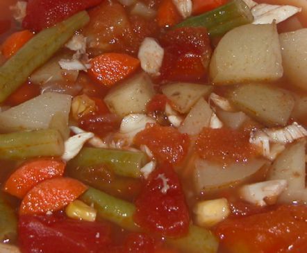 Maryland Crab Soup. The healthy version. 