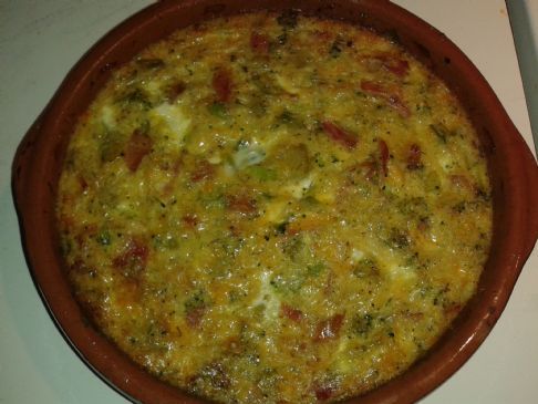 Quiche Broccoli, Cheese, Ham & Prosciutto 