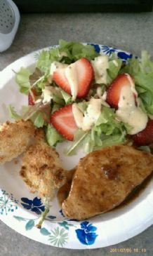 Stuffed, Breaded, and Baked Squash or Zucchini Flowers